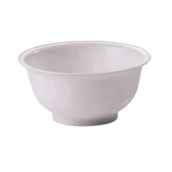 Beslagkom wit met voet 1 liter (Ø17 cm)