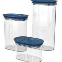 Biesse Bewaardoos Ovaal Luchtdicht Blauw 1,5L