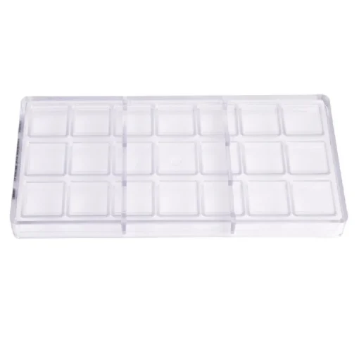 Bonbonvorm Chocolate World Vierkant (21x) 30,5x5,5mm