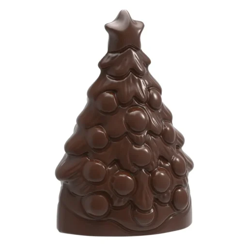 Chocolademal Chocolate World Kerstboom (4x) 90x59x24,5mm