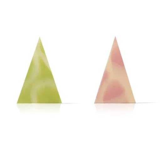 Dobla Chocoladedecoratie Diablo Triangel Groen/Roze (290s)