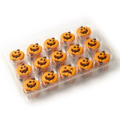 Dobla Chocoladedecoratie Pompoen Gezichten (90 stuks)
