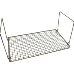 Doorhaalrekje RVS 15x25 cm. met handgrepen