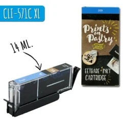 Eetbare Inkt Cartridge Blauw XL (CLI-571C)