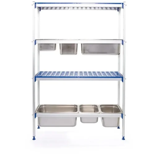 Hendi Aluminium opbergrek voor GN containers