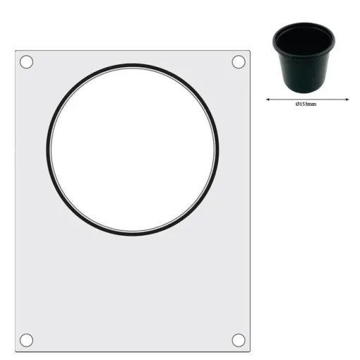 Hendi Traysealer matrix soepcontainer ø165 mm