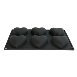 Martellato Siliconen Vorm Hart 74,5x68mm (6) 29x17cm