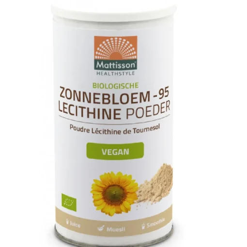 Mattisson Zonnebloem Lecithine Poeder Biologisch 180g