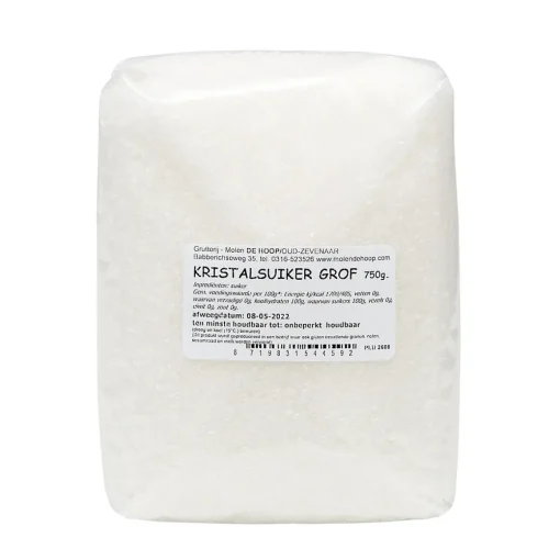 Molen de Hoop Kristalsuiker Grof 750g