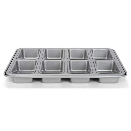 Patisse Mini Broodvorm Silver-Top 8-vaks 34x28cm