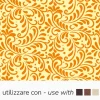 Pavoni Chocolade Transfersheets Gele Structuur 34x26cm 10st