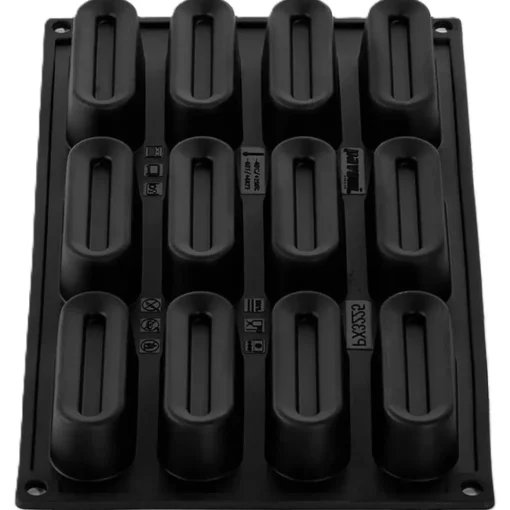 Pavoni Siliconen Vorm Rond 40 80x30mm (12) 30x17,5cm