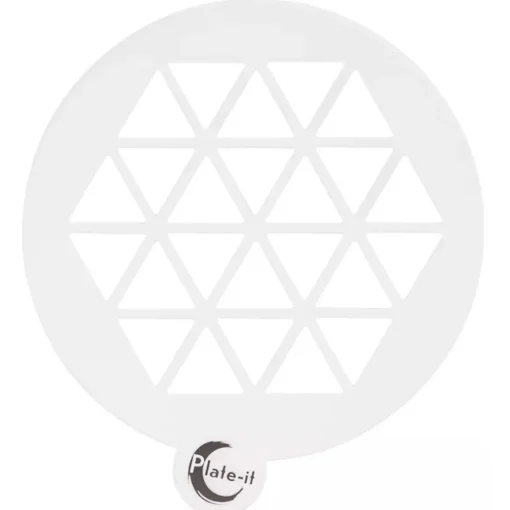 Plate-it Stencil Hexagon Set/6