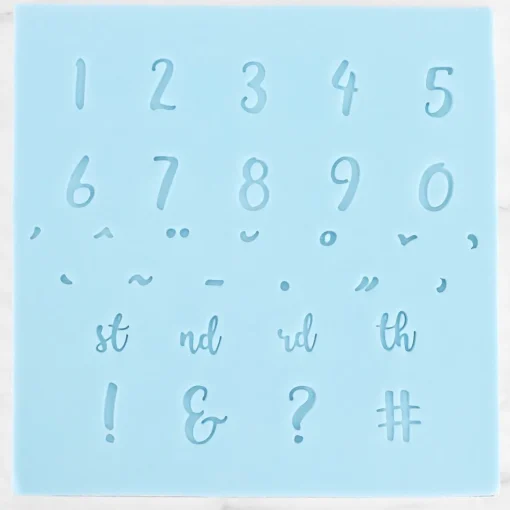 PME Cijfers & Tekens Stempelset Fun Fonts - Collectie 1