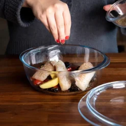 Pyrex 4-in-1 Ovenschalen met Deksel (1L/1,6L/2,3L) Set/3