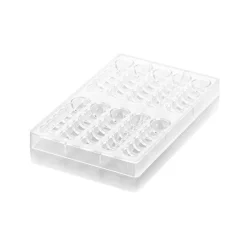 Silikomart Chocolademal Tablet Bolla-B (10) 115x25x15mm