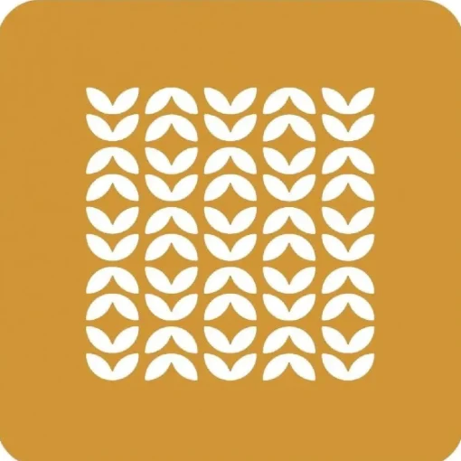 Silikomart Siliconen Stencil Foliage 10x10x0,1cm Set/2