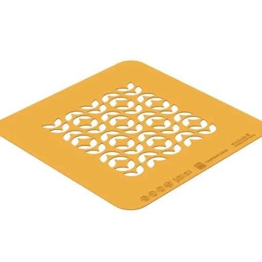 Silikomart Siliconen Stencil Foliage 10x10x0,1cm Set/2