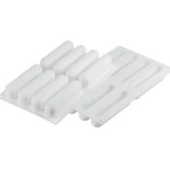 Silikomart Siliconen Vorm Eclair (8) 13,5x2,8cm + Uitsteker