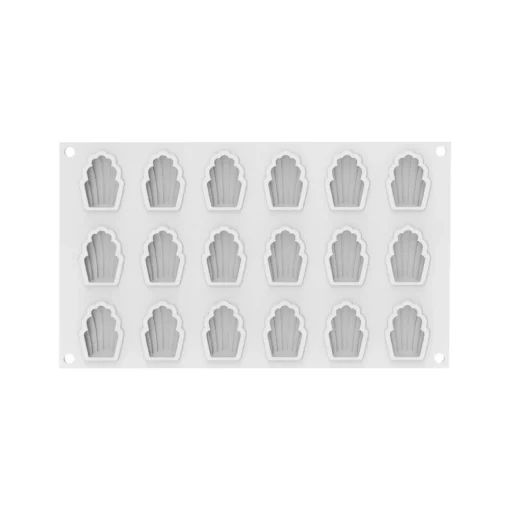 Silikomart Siliconen Vorm Madeleine XS (18) 4,5x3,3x1,6cm