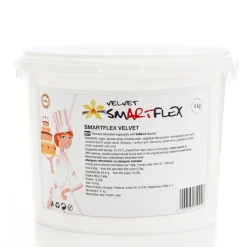 SmartFlex Fondant Wit Velvet Vanille 4kg