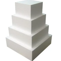 Taart Dummy vierkant 10cm - 15x15cm