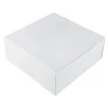 Taartdoos 25x25x10cm. Wit 50st