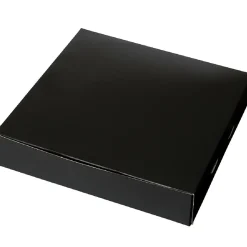 Taartdoos 25x25x5cm. Zwart 50st