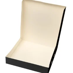 Taartdoos 25x25x5cm. Zwart 50st